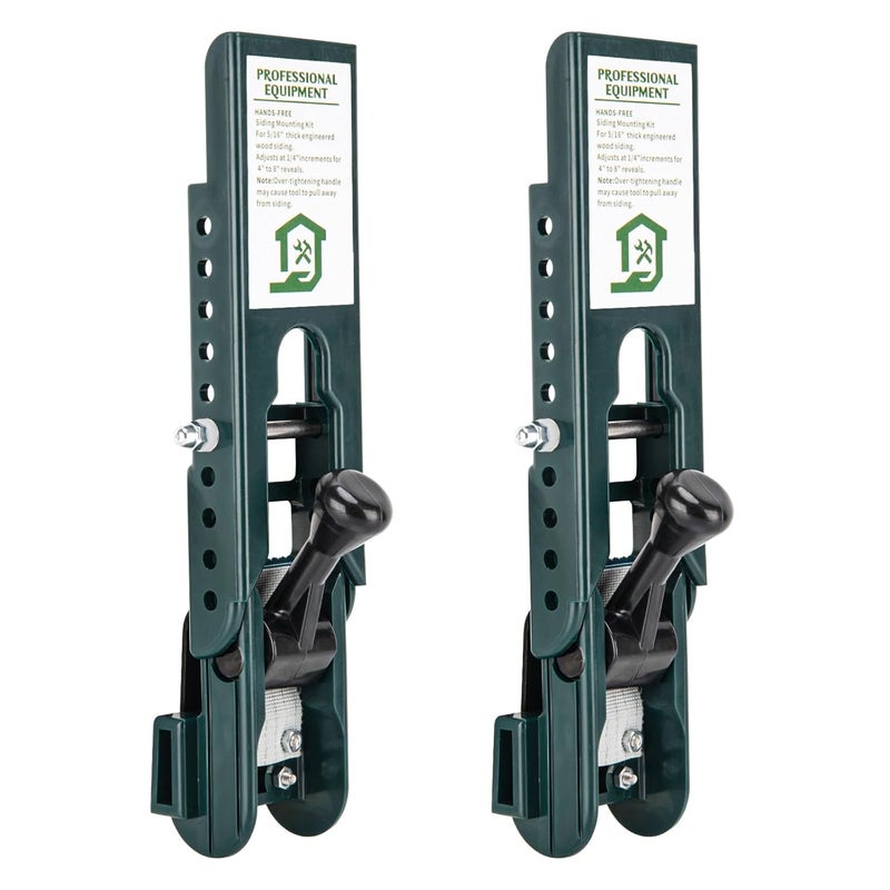 GDLIN Siding Installation Tools with Adjustable Reveals for Use with 5/16-Inch Fiber Cement Sidings, Lap Siding Mounting Gauge, Carbon Steel Body, 2 Pack - Image 1